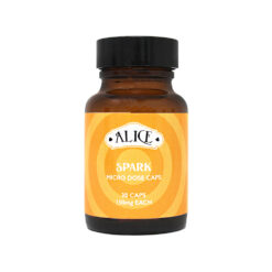 Alice Microdose Shroom Capsules – SPARK (4500mg Golden Teacher)