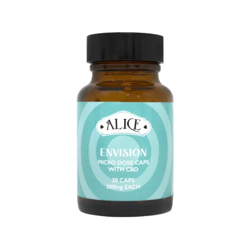 Alice Microdose Shroom Capsules – ENVISION (6000mg Golden Teacher)