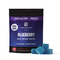 Twisted Extracts – Indica High Dose Singles (1200mg THC)