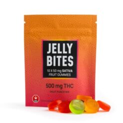 Twisted Extracts | Jelly Bites Sativa Extra Strength (500mg THC) – Fruit Punch